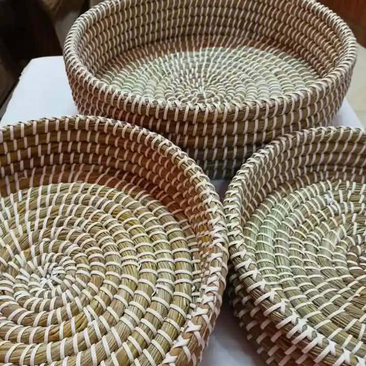 Hand-Woven Kaaash Basket — 11 inch Bread & Produce Bowl